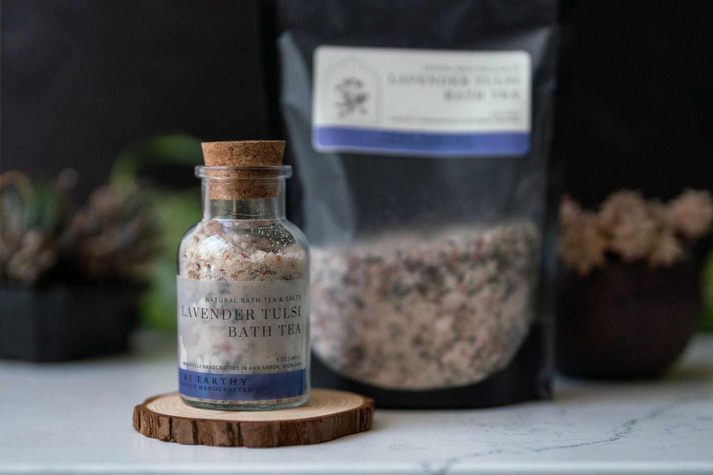 Lavender Tulsi Bath Tea