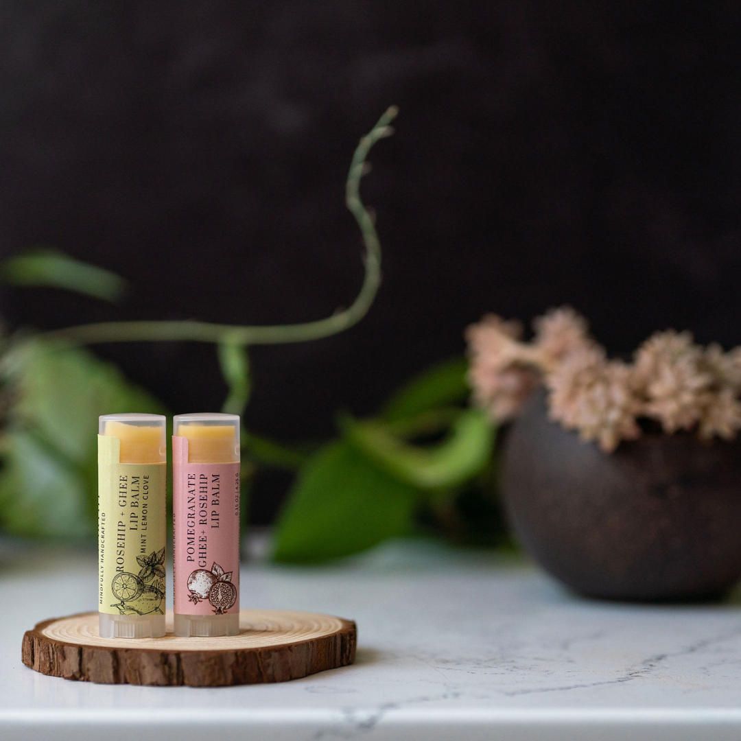 Rosehip + Ghee Lip Balm