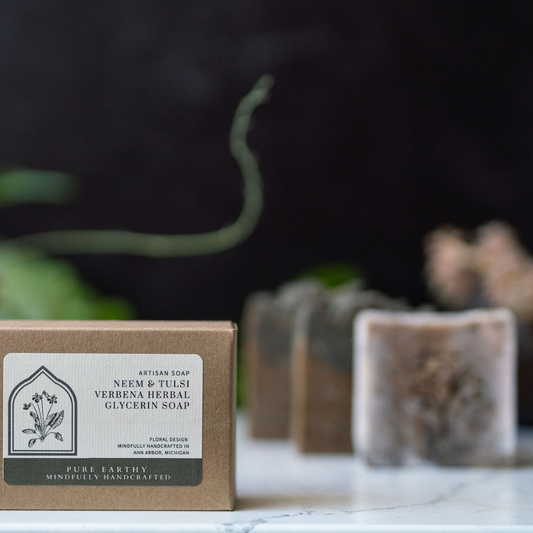 Neem & Tulsi Verbena Herbal Glycerin Soap